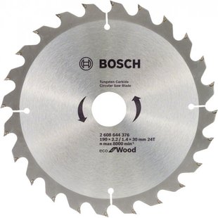 Диск пильний Bosch ECO Wood 190 мм 30 мм (2608644376)