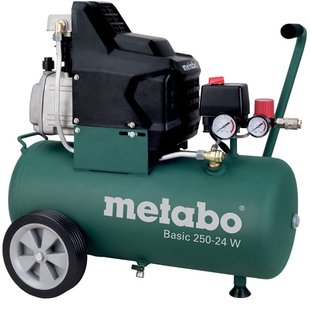 Компресор поршневий мережевий Metabo Basic 250-24 W 1500 Вт 8 бар (601533000)