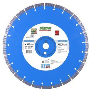 Круг відрізний алмазний DISTAR Meteor 1A1RSS/C3-W 350 х 3.2/2.2 х 25/4 мм 123 850 55 024