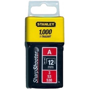 Скоба для степлера 0.7 х 11.3 х 12 мм Light Duty STANLEY 1-TRA208T