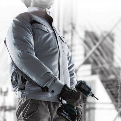 Куртка з вентиляцією акумуляторна Makita LXT/CXT M DFJ213ZM