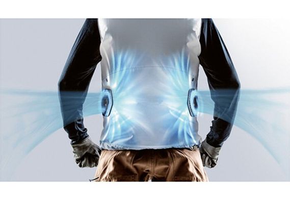 Куртка з вентиляцією акумуляторна Makita LXT/CXT M DFJ213ZM