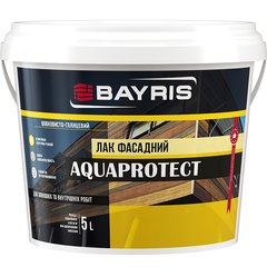 Facade varnish Bayris Aquaprotect 5 l 100-125 ml/m² (Б00000949)