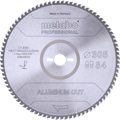 Диск пильний Metabo Aluminium Cut - Professional 305 мм 30 мм (628448000)