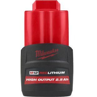 Акумуляторний блок Milwaukee M12 HB2.5 12 В 2.5 Аг High Output (4932480164)