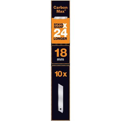 Лезо сегментне Fiskars Pro CarbonMax 18 мм 10 шт (1048066)