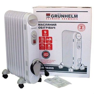 Радіатор масляний Grunhelm GR-0920S 2000 Вт 80078