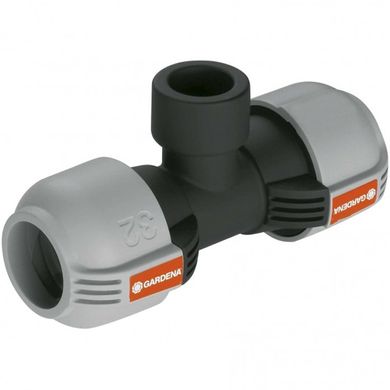 Connector for hose Gardena T-shaped QE 32x32 mm x IT 3/4" (02791-20.000.00)